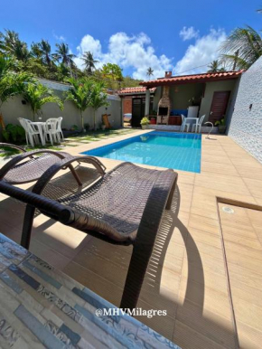 MHV Milagres - Casa Lar do Marceneiro, Casa reservada e privativa a poucos metros da Praia do Marceneiro e da Capela